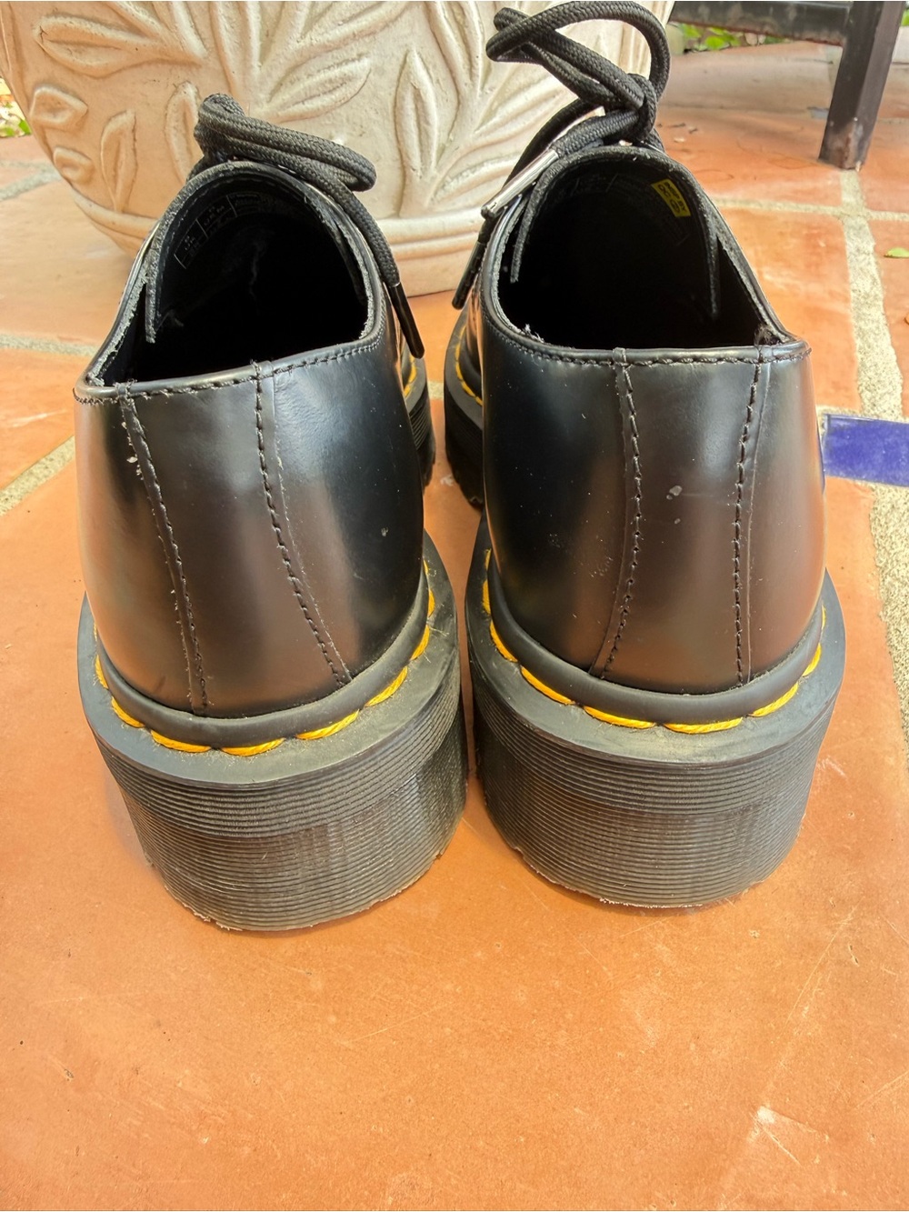 Dr. Martens 1461 Quad Platform Oxfords Black US 7 - Picture 4 of 12